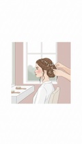 Bridal Hair Styling with Soft Waves